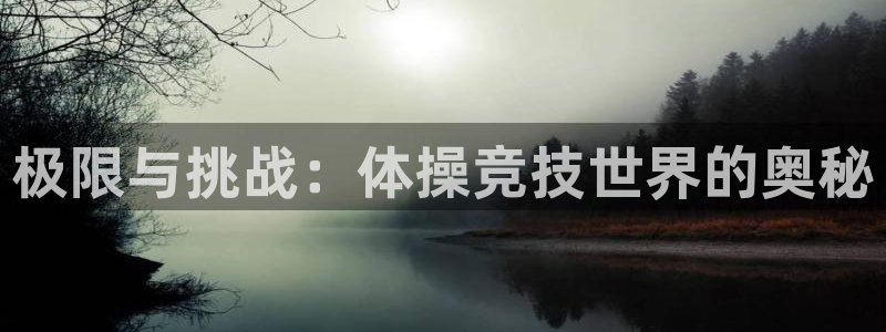 MK体育官方正版app娱乐:极限与挑战:体操竞技世界的奥秘
